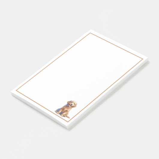 Post-it® Chiot et papillons (Incliné)