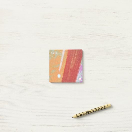 Post-it® chiot rouge "Graffiti Notes #1" (Sur un bureau)