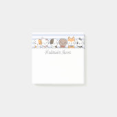 Post-it® Chiots mignons Personnalisés (Devant)