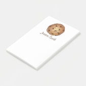 Post-it® Chip de chocolat personnalisé Cookie Post It Notes (Incliné)