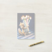 Post-it® Chipmunk Birthday Candles (Sur un bureau)