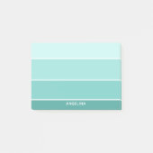 Post-it® Chips de peinture Aqua turquoises - Ajoutez Votre  (Devant)