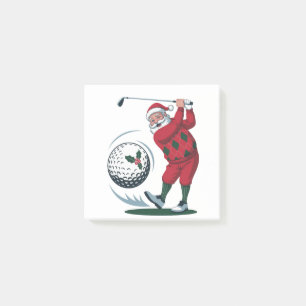 Post-it® Chirstmas Imaginaire Golf Jouer Père Noël