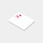 Post-it® Chisholm | Notes des chaises pliantes | Rose chaud (Incliné)