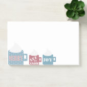 Post-it® Chocolat Chaud Camp Mug Personnalisé (Bureau)