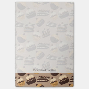 Post-it® Chocolat et pâtisseries motif 3