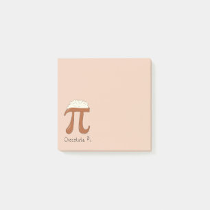 Post-it® Chocolat Pi Cute Math Pi Notes Jour