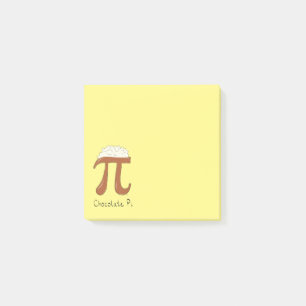Post-it® Chocolat Pi Cute Math Pi Notes Jour