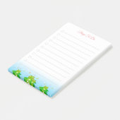 Post-it® Choses à Faire avec des Petits Grenouilles Heureux (Incliné)