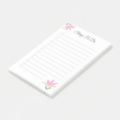 Post-it® Choses à faire avec la fleur d'Amaryllis rose (Incliné)