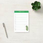 Post-it® Choses à faire et feuilles vertes (Bureau)