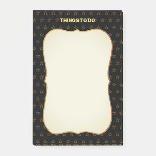 Post-it® Choses à faire et motif d'étoile