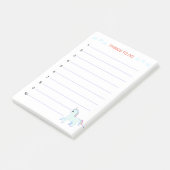 Post-it® Choses à faire & licorne (Incliné)