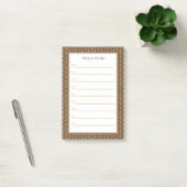 Post-it® Choses à faire marron beige blanc (Bureau)
