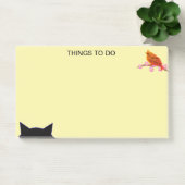 Post-it® Choses à Faire Oiseau & Chat (Bureau)