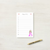 Post-it® Choses à Faire pour Petite Princesse Ligné (Sur un bureau)