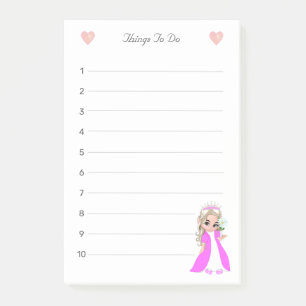 Post-it® Choses à Faire pour Petite Princesse Ligné