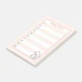 Post-it® Choses mignonnes à faire avec un chaton (Incliné)
