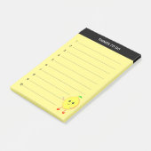 Post-it® Choses mignonnes et heureuses de citron à faire su (Incliné)