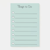 Post-it® Choses pour faire des notes de post-it (Devant)