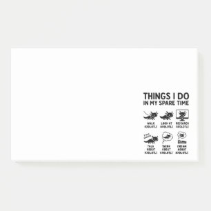 Post-it® Choses que je fais pendant mon temps libre Passion
