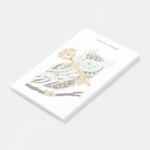 Post-it® Chouette à cornes de minuit personnalisée (Incliné)