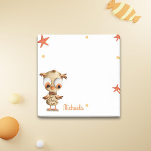 Post-it® Chouette Cartoon Cute Personnalisée