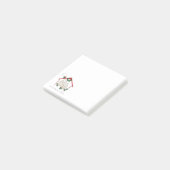 Post-it® Chouette de Noël sera à la maison Mignon (Incliné)