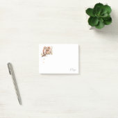 Post-it® Chouette mûre sur branche d'arbre (Bureau)