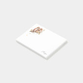 Post-it® Chouette mûre sur branche d'arbre (Incliné)