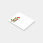 Post-it® Chouette Noël drôle Mignon Vacances (Incliné)