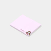 Post-it® chouette princesse (Incliné)
