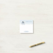 Post-it® Chouettes d'hiver Snowflakes (Sur un bureau)