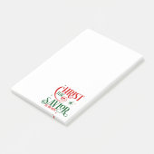 Post-it® Christ le Sauveur est né (Incliné)