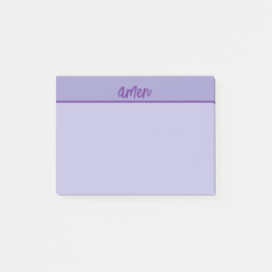 Post-it® Christian AMEN Bloc-notes violetTypologie Art