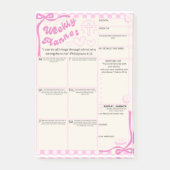 Post-it® Christian Planners Christian Post it Notes Girly (Devant)