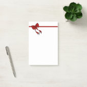 Post-it® Christmas Bow Post It Notes Cadeau (Bureau)