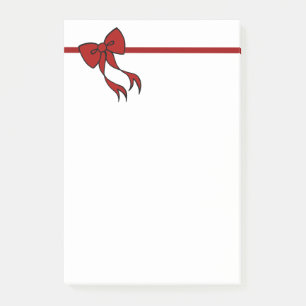 Post-it® Christmas Bow Post It Notes Cadeau