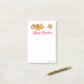 Post-it® Christmas Cookies Notes (Sur un bureau)