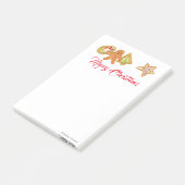 Post-it® Christmas Cookies Notes (Incliné)