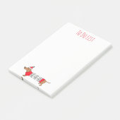 Post-it® Christmas Dachshund (Incliné)
