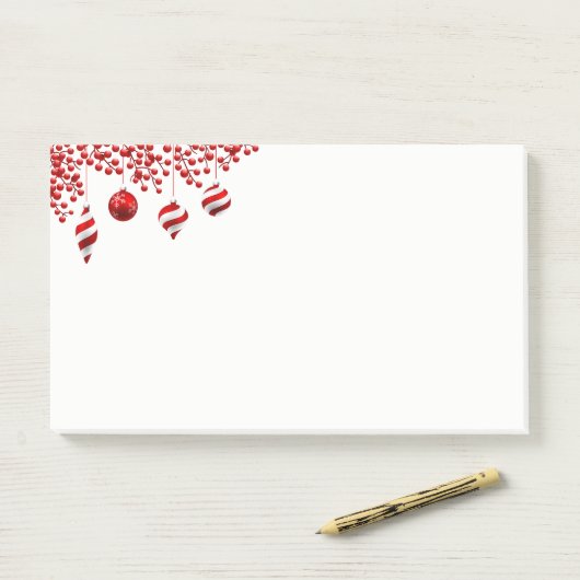 Post-it® Christmas Holiday Post It Notes (Sur un bureau)