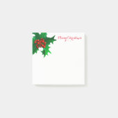 Post-it® Christmas Holly Post-it-Notes (Devant)
