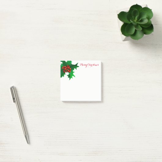 Post-it® Christmas Holly Post-it-Notes (Bureau)
