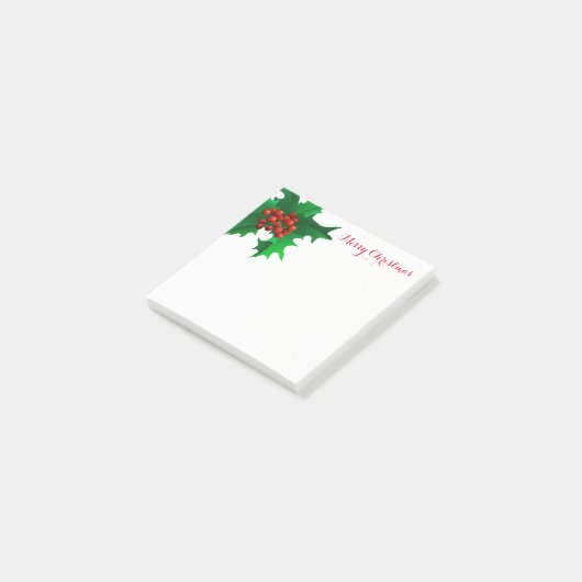 Post-it® Christmas Holly Post-it-Notes (Incliné)