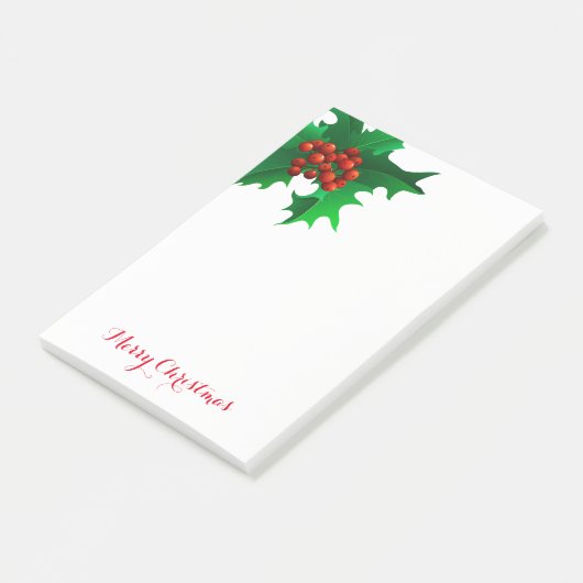 Post-it® Christmas Holly Post-it-Notes (Incliné)