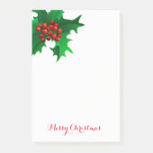 Post-it® Christmas Holly Post-it-Notes (Devant)