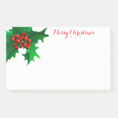 Post-it® Christmas Holly Post-it-Notes (Devant)