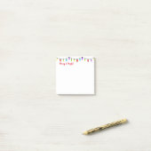 Post-it® Christmas Lights Publier les notes (Sur un bureau)