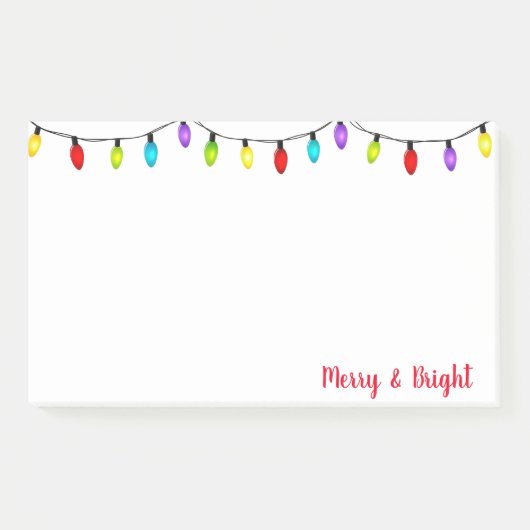 Post-it® Christmas Lights Publier les notes (Devant)